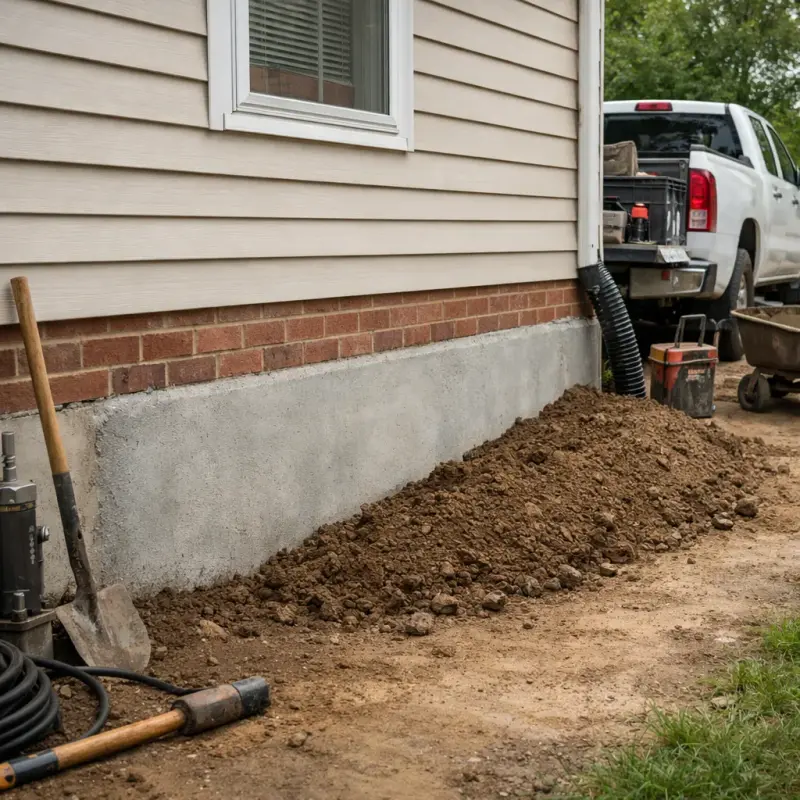 Stem Wall Repair Mt. Juliet